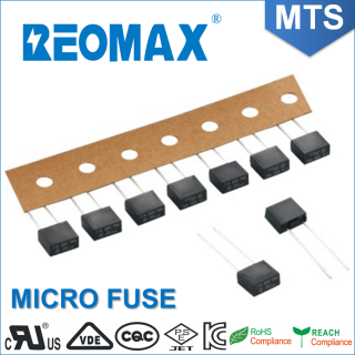 MTS方形塑封微型保險絲(250V 慢斷 VDE/UL/CQC/PSE/KC)